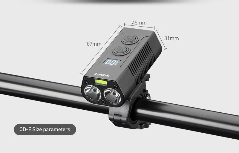 Farol LED de bicicleta recarregável - Image 12
