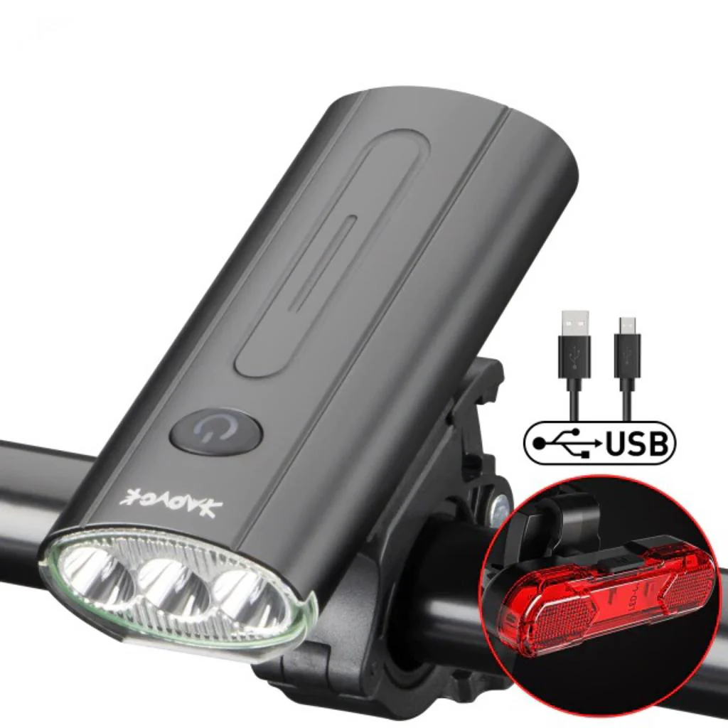Farol LED de bicicleta recarregável - Image 3