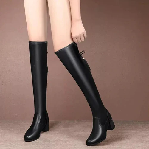 Bota de Luxo Cano Alto FashionPlus - Aveludada, Confortável e Estilosa - ÚLTIMO DIA NA PROMOÇÃO - Image 6