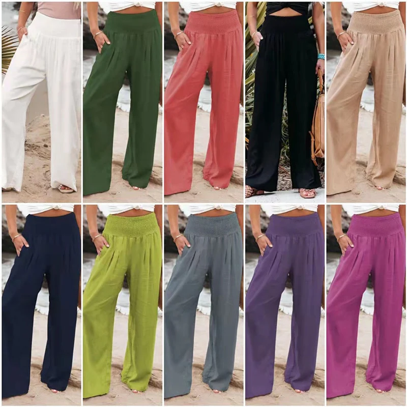 Calça Pantalona Alma Natural / Tendência Moda Verão 2023 - Image 14