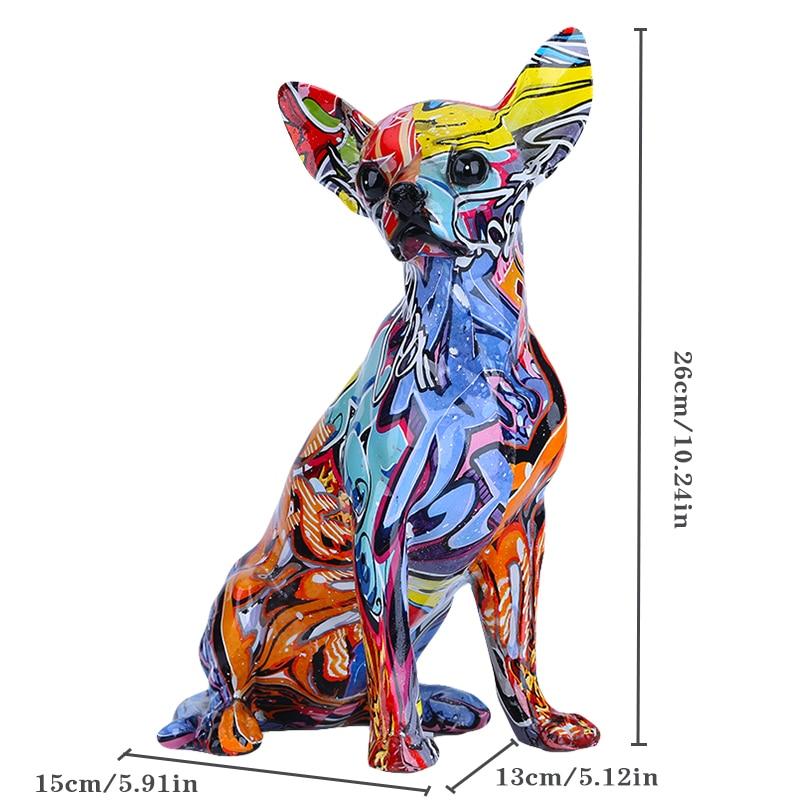 Estatueta Ornamental de Cachorro Chihuahua - Image 6