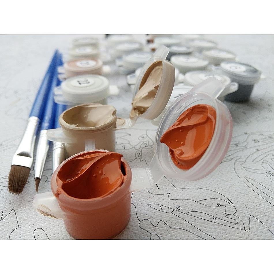 Pintura Abstrata de Animais sem Moldura - Image 14