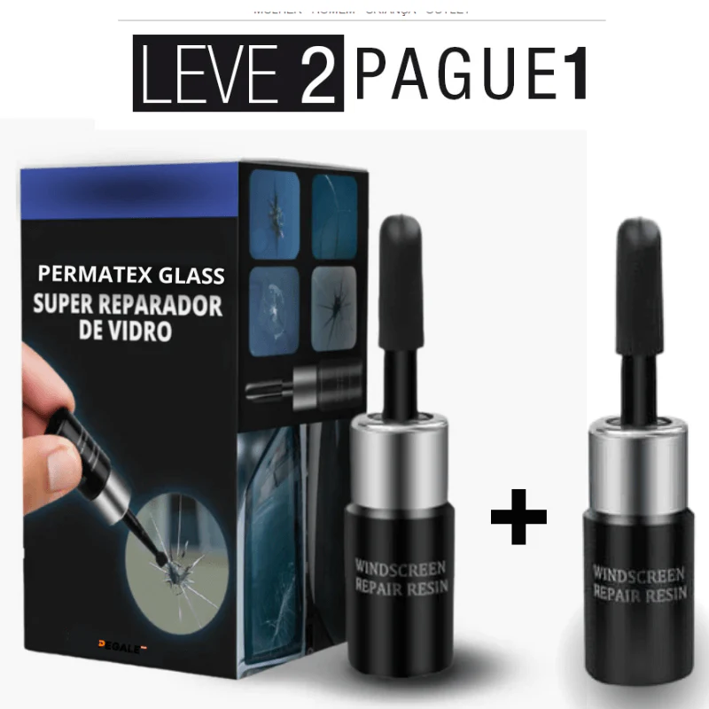 Permatex Glass - Kit Profissional Reparador de Vidros - LEVE 02 Pague 01 - Image 2