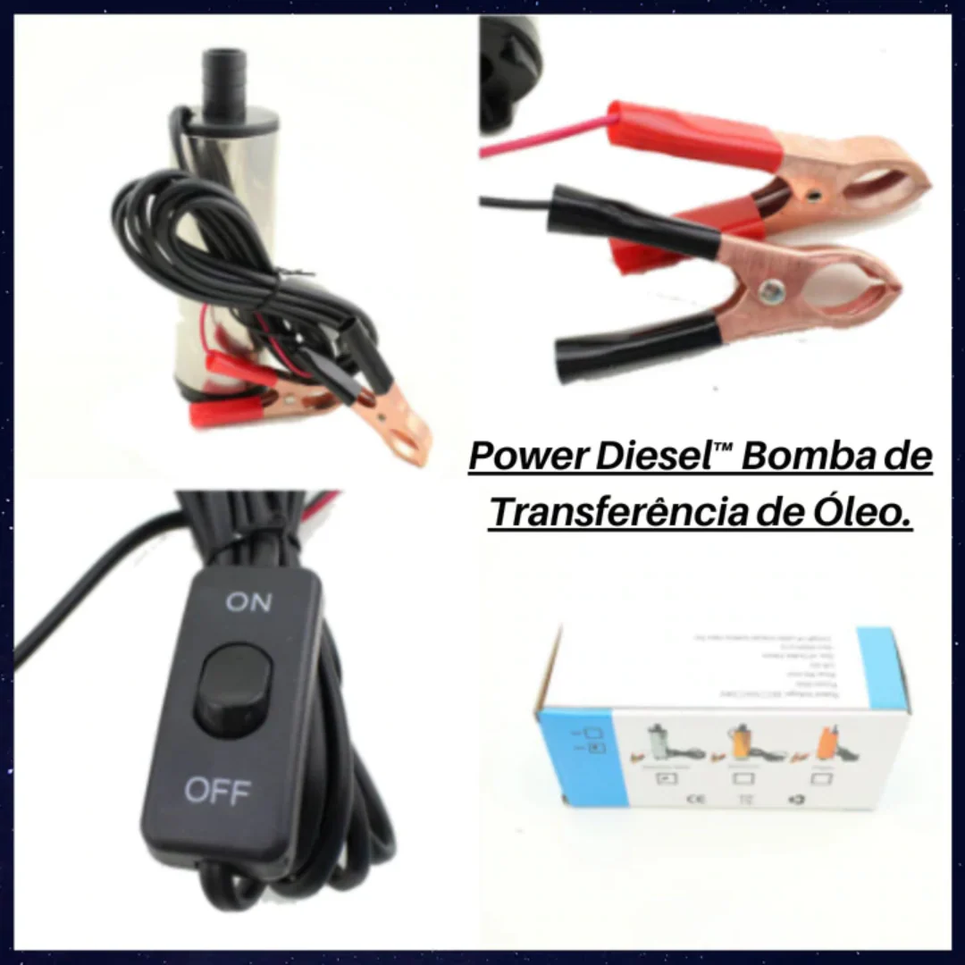 Power Diesel Bomba de Transferência de Óleo e Água - Image 9