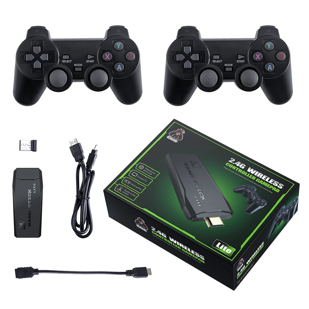 Vídeo Game Stick Retrô Original 4k Com 10000 Jogos + 2 Brindes - Image 3