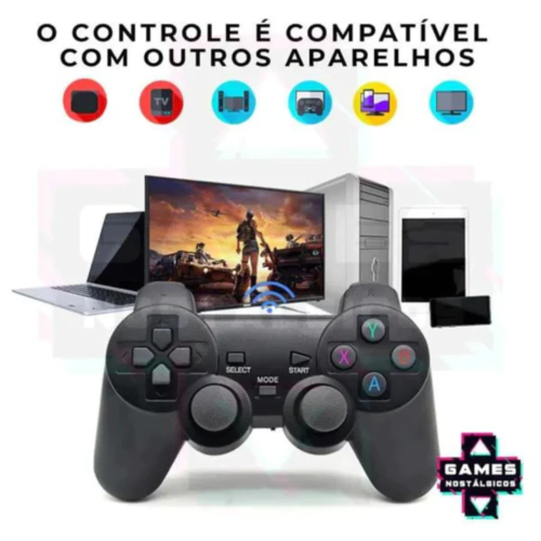Vídeo Game Stick Retrô Original 4k Com 10000 Jogos + 2 Brindes - Image 4